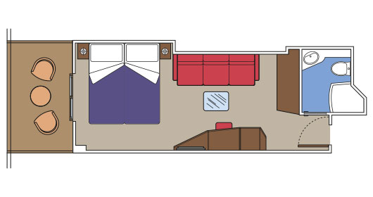 MSC Bellissima - Balkonlu Kabin Aurea (B3)