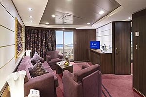 MSC Fantasia - MSC YACHT CLUB ROYAL SUITE DECK 16 (YC3)